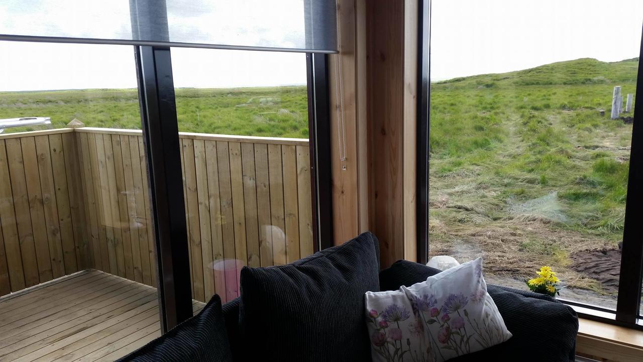 Hekla Cabin 3 Volcano And Glacier View Hella Exteriör bild