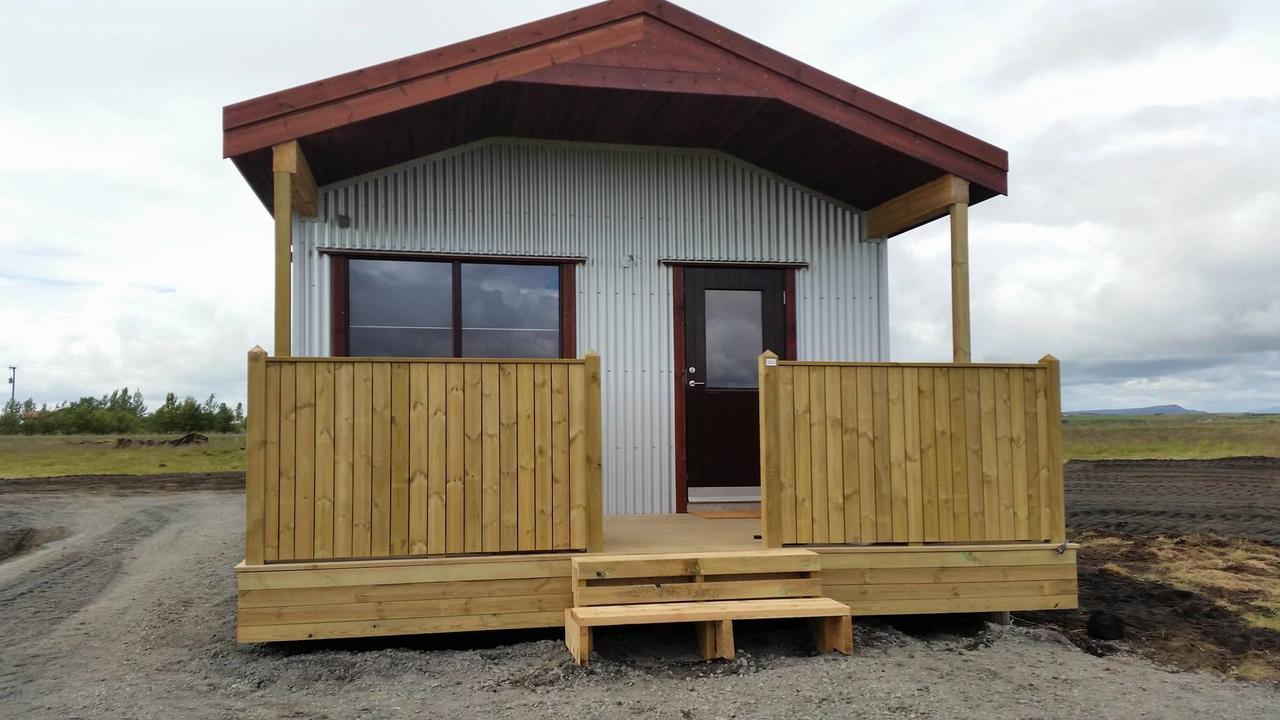 Hekla Cabin 3 Volcano And Glacier View Hella Exteriör bild