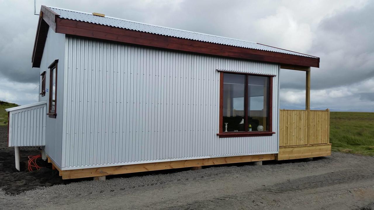Hekla Cabin 3 Volcano And Glacier View Hella Exteriör bild