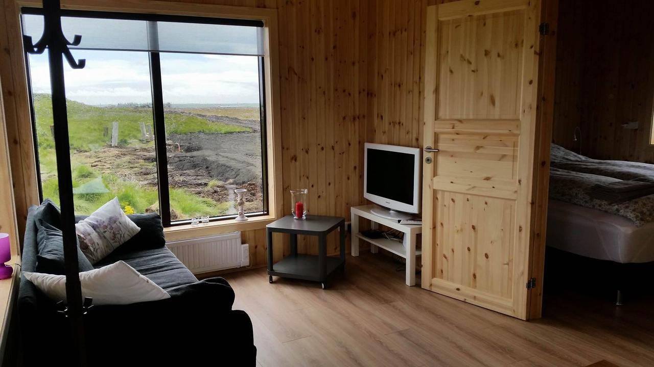 Hekla Cabin 3 Volcano And Glacier View Hella Exteriör bild