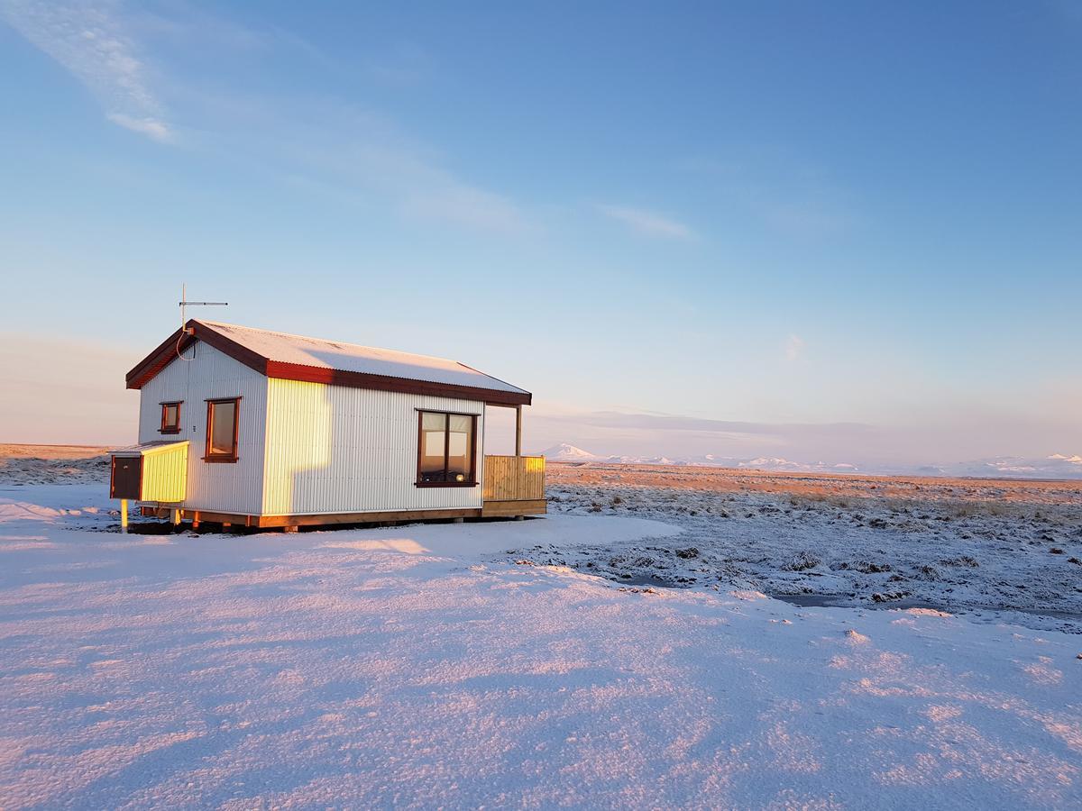 Hekla Cabin 3 Volcano And Glacier View Hella Exteriör bild